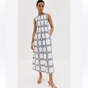 Hill House Cosima- Marseille Geo Dress